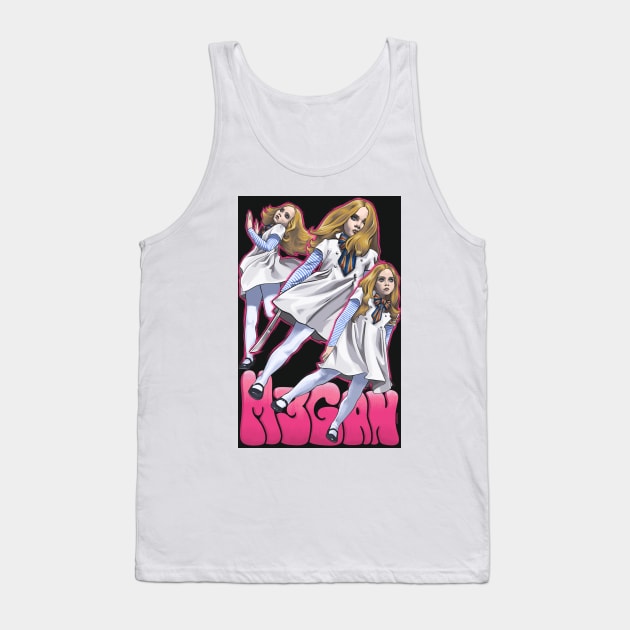 Megan / M3gan Movie Art Tank Top by PhilRayArt